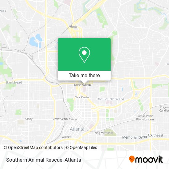 Mapa de Southern Animal Rescue
