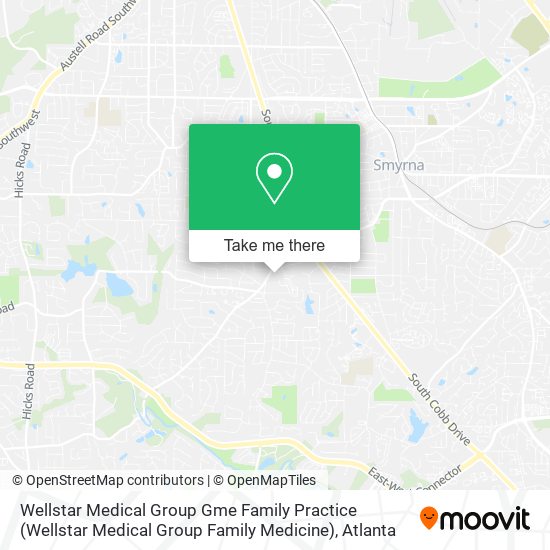 Mapa de Wellstar Medical Group Gme Family Practice (Wellstar Medical Group Family Medicine)