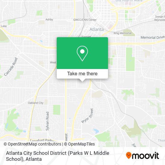 Atlanta City School District (Parks W L Middle School) map