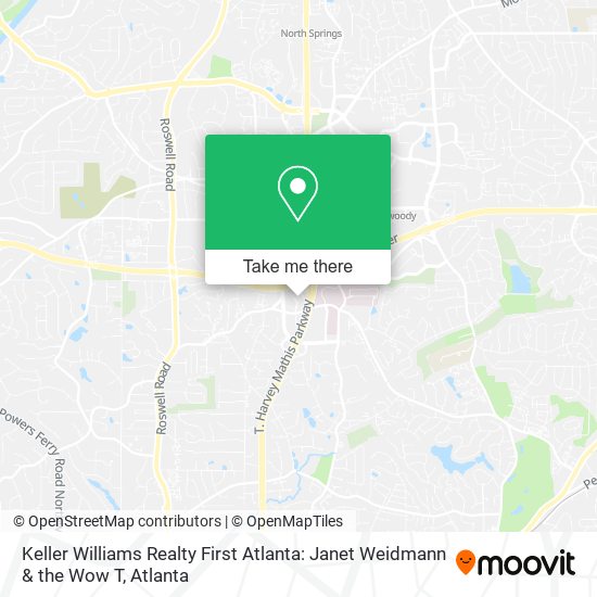 Mapa de Keller Williams Realty First Atlanta: Janet Weidmann & the Wow T