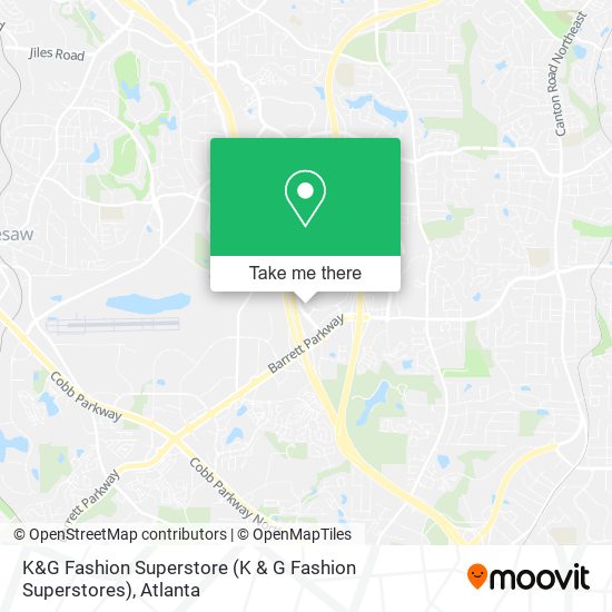 K&G Fashion Superstore map