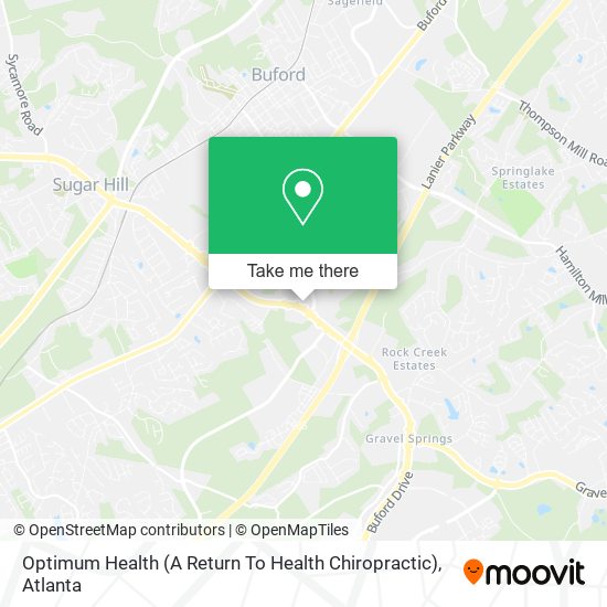 Optimum Health (A Return To Health Chiropractic) map