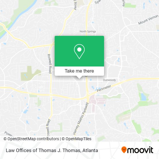 Mapa de Law Offices of Thomas J. Thomas