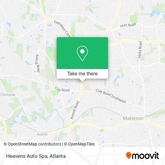 Heavens Auto Spa map