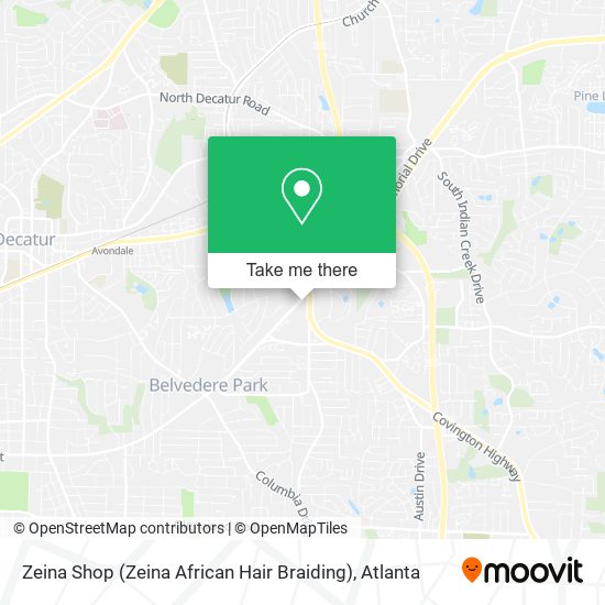 Zeina Shop (Zeina African Hair Braiding) map