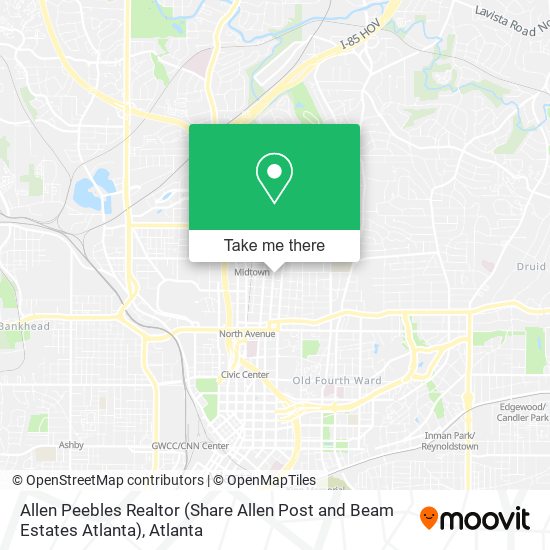 Allen Peebles Realtor (Share Allen Post and Beam Estates Atlanta) map