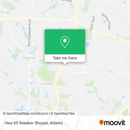 Hwy 85 Sneaker Shoppe map