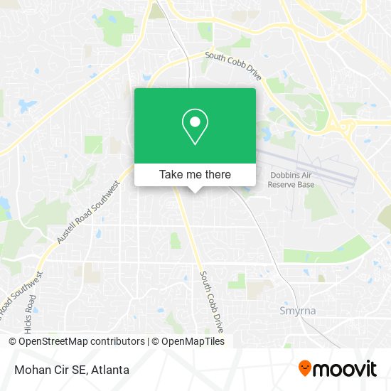 Mohan Cir SE map