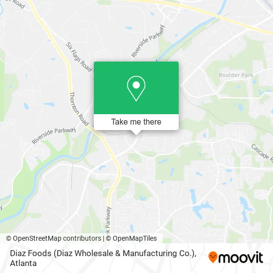 Diaz Foods (Diaz Wholesale & Manufacturing Co.) map
