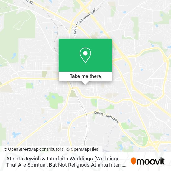 Mapa de Atlanta Jewish & Interfaith Weddings