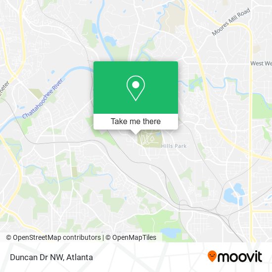 Duncan Dr NW map