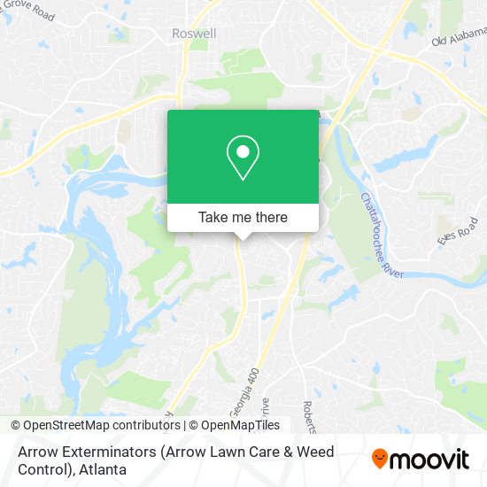 Mapa de Arrow Exterminators (Arrow Lawn Care & Weed Control)