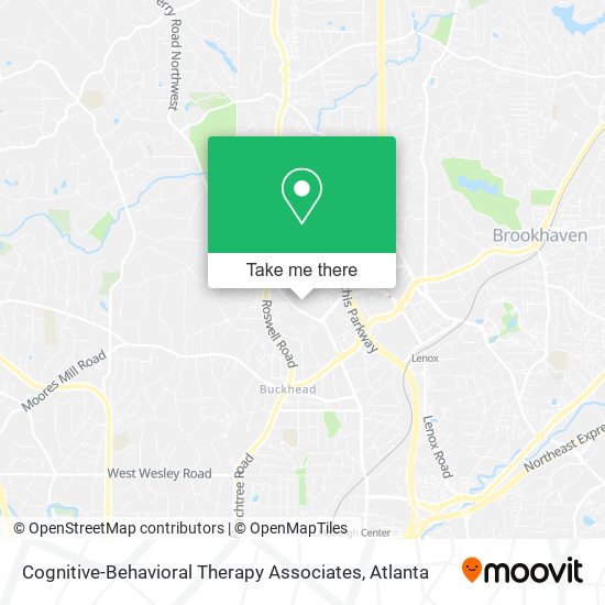 Mapa de Cognitive-Behavioral Therapy Associates