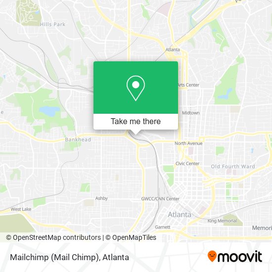 Mailchimp (Mail Chimp) map