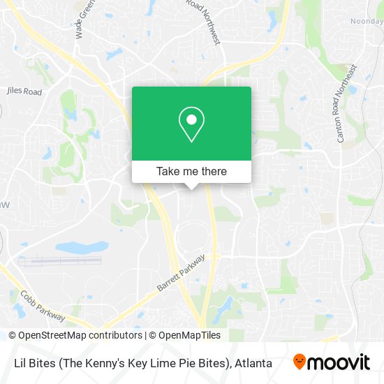 Mapa de Lil Bites (The Kenny's Key Lime Pie Bites)