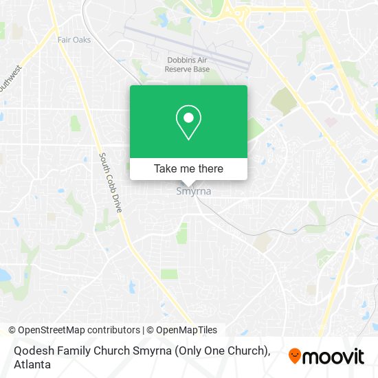 Mapa de Qodesh Family Church Smyrna (Only One Church)