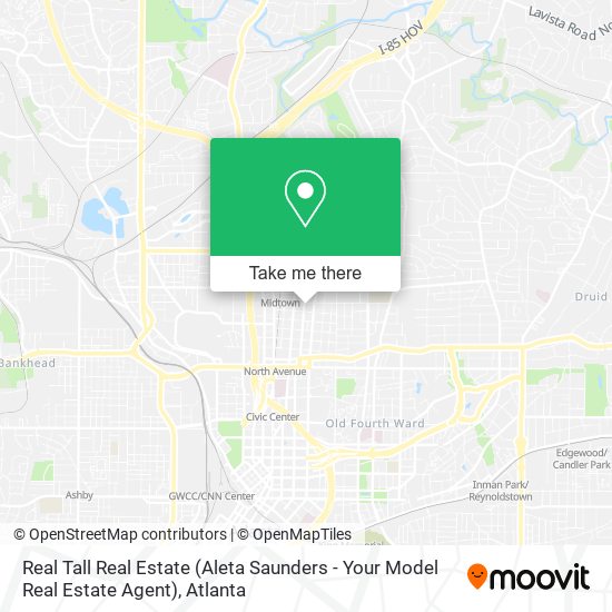 Mapa de Real Tall Real Estate (Aleta Saunders - Your Model Real Estate Agent)