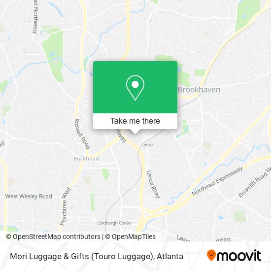 Mapa de Mori Luggage & Gifts (Touro Luggage)