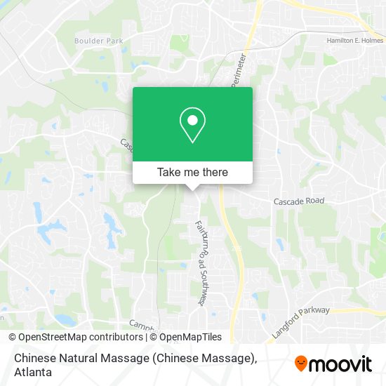 Chinese Natural Massage (Chinese Massage) map