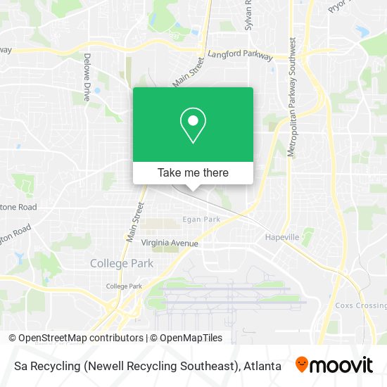Sa Recycling (Newell Recycling Southeast) map