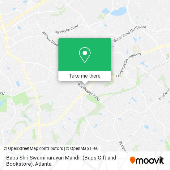 Mapa de Baps Shri Swaminarayan Mandir (Baps Gift and Bookstore)