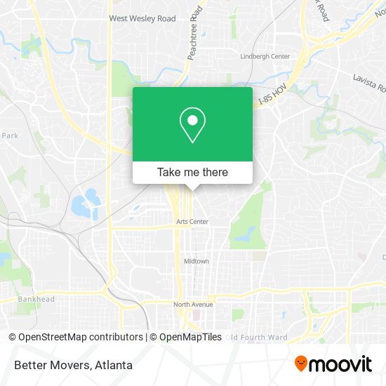 Better Movers map
