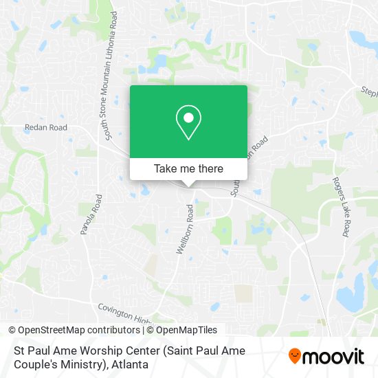 Mapa de St Paul Ame Worship Center (Saint Paul Ame Couple's Ministry)