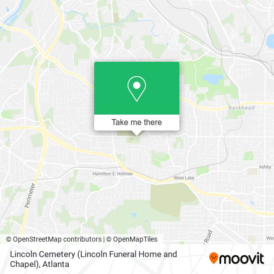 Mapa de Lincoln Cemetery (Lincoln Funeral Home and Chapel)