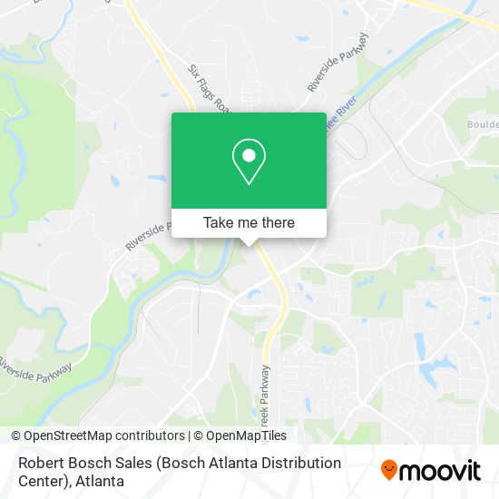 Mapa de Robert Bosch Sales (Bosch Atlanta Distribution Center)