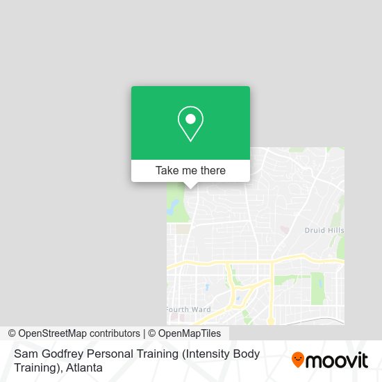 Mapa de Sam Godfrey Personal Training (Intensity Body Training)
