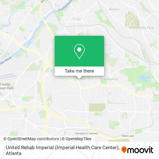 United Rehab Imperial (Imperial Health Care Center) map