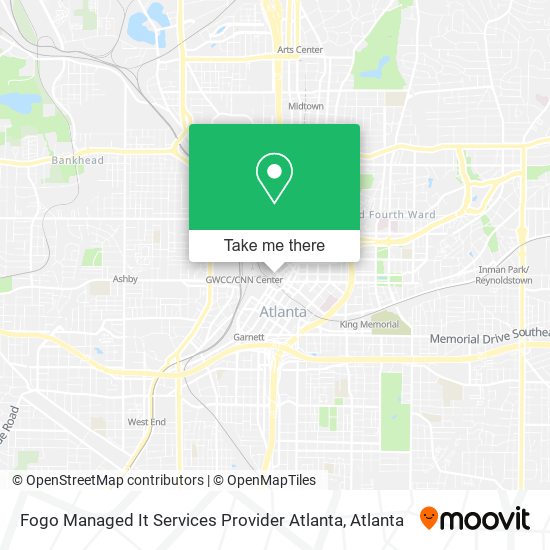 Fogo Managed It Services Provider Atlanta map