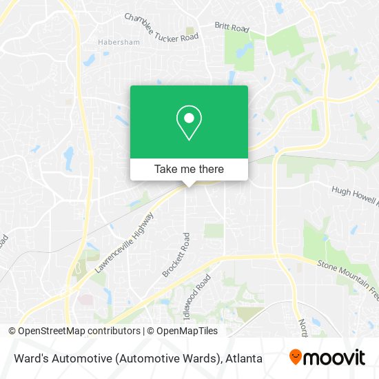 Ward's Automotive (Automotive Wards) map