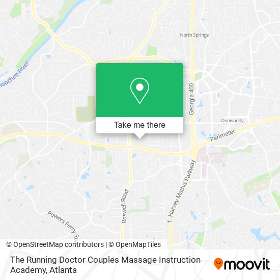 Mapa de The Running Doctor Couples Massage Instruction Academy