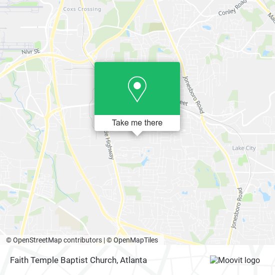 Mapa de Faith Temple Baptist Church