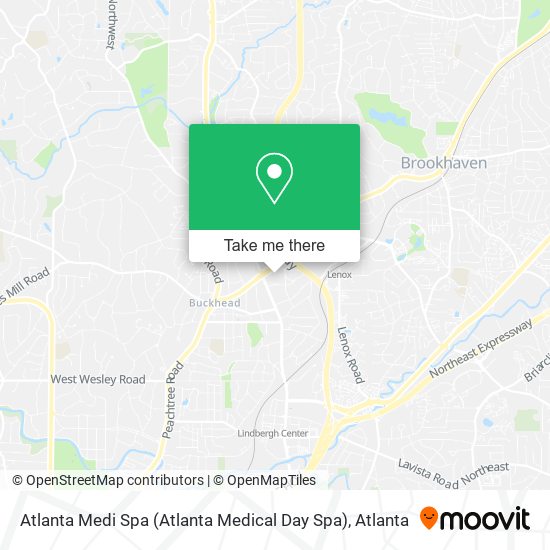 Mapa de Atlanta Medi Spa (Atlanta Medical Day Spa)