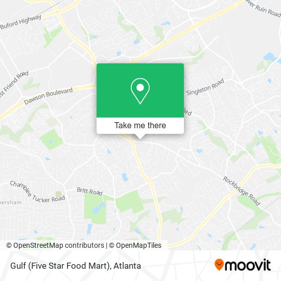 Mapa de Gulf (Five Star Food Mart)