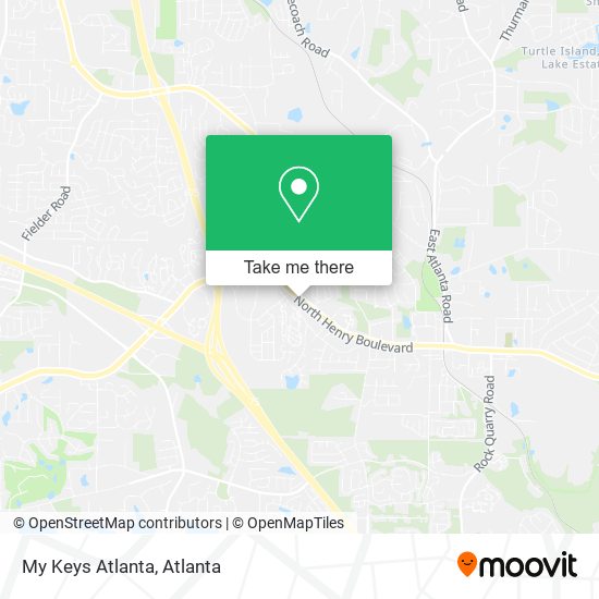 Mapa de My Keys Atlanta