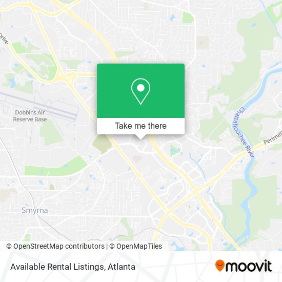 Mapa de Available Rental Listings