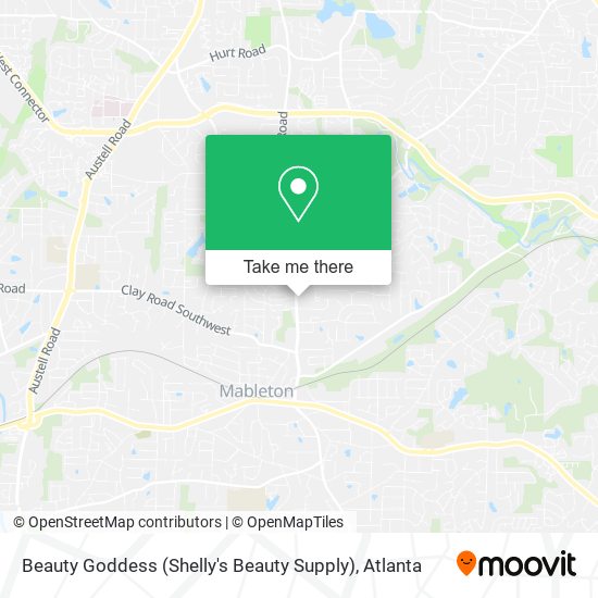 Mapa de Beauty Goddess (Shelly's Beauty Supply)