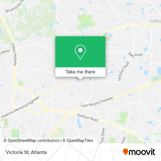 Victoria St map