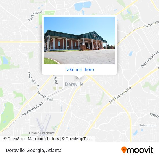 Mapa de Doraville, Georgia