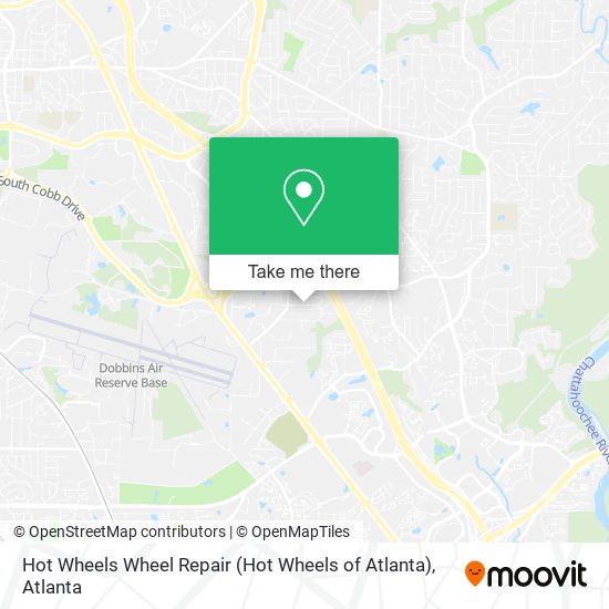 Hot Wheels Wheel Repair (Hot Wheels of Atlanta) map
