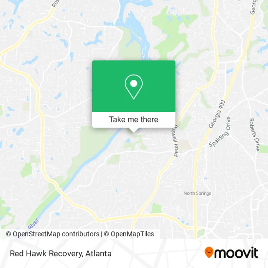 Red Hawk Recovery map