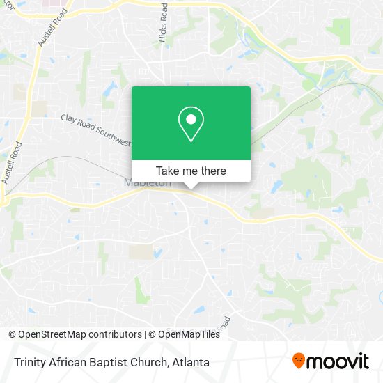 Mapa de Trinity African Baptist Church