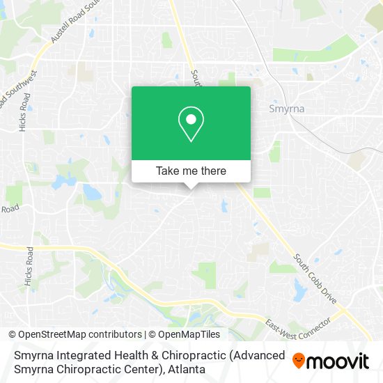 Mapa de Smyrna Integrated Health & Chiropractic (Advanced Smyrna Chiropractic Center)