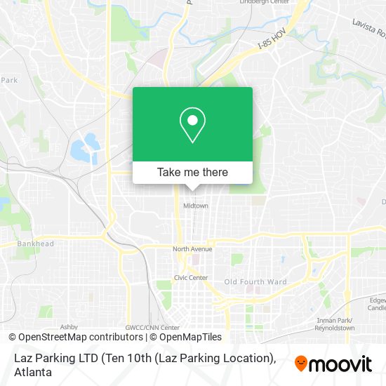 Mapa de Laz Parking LTD (Ten 10th (Laz Parking Location)