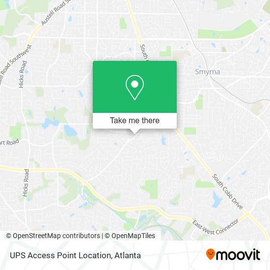 Mapa de UPS Access Point Location