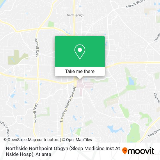 Mapa de Northside Northpoint Obgyn (Sleep Medicine Inst At Nside Hosp)