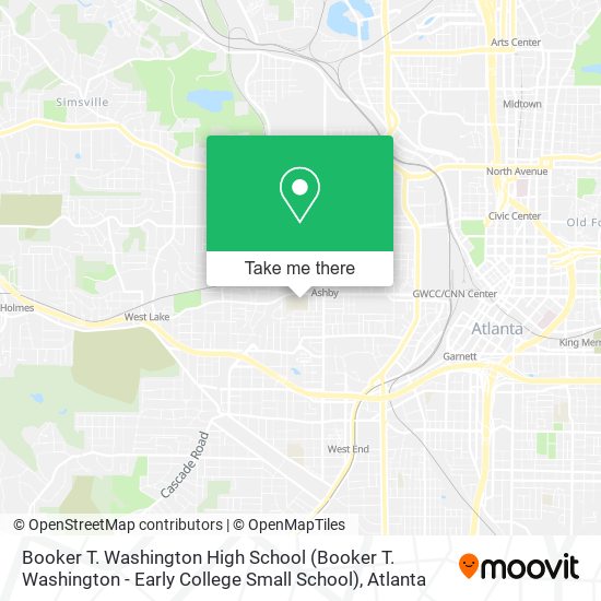 Mapa de Booker T. Washington High School (Booker T. Washington - Early College Small School)